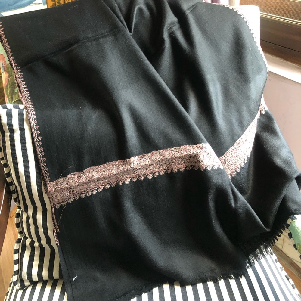 Oversize Cashmere Wool Pashmina Scarf Wrap